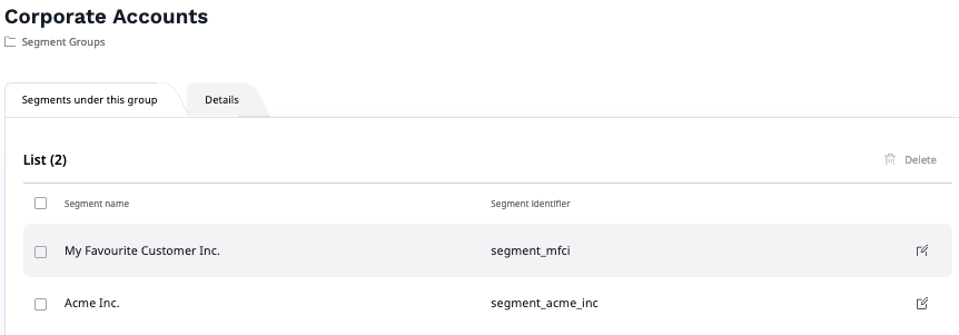 A Segment Group with two user segments